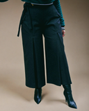 Grey wool culotte