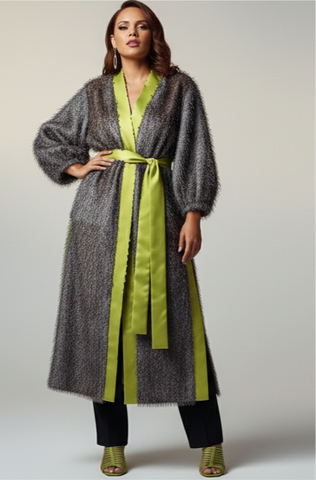 Knitted Lurex Cardigan