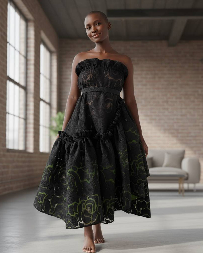 Rose Paper Bag Waist