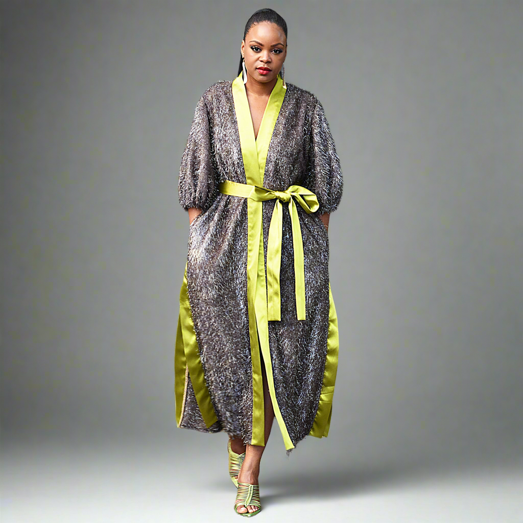 Knitted Lurex Cardigan
