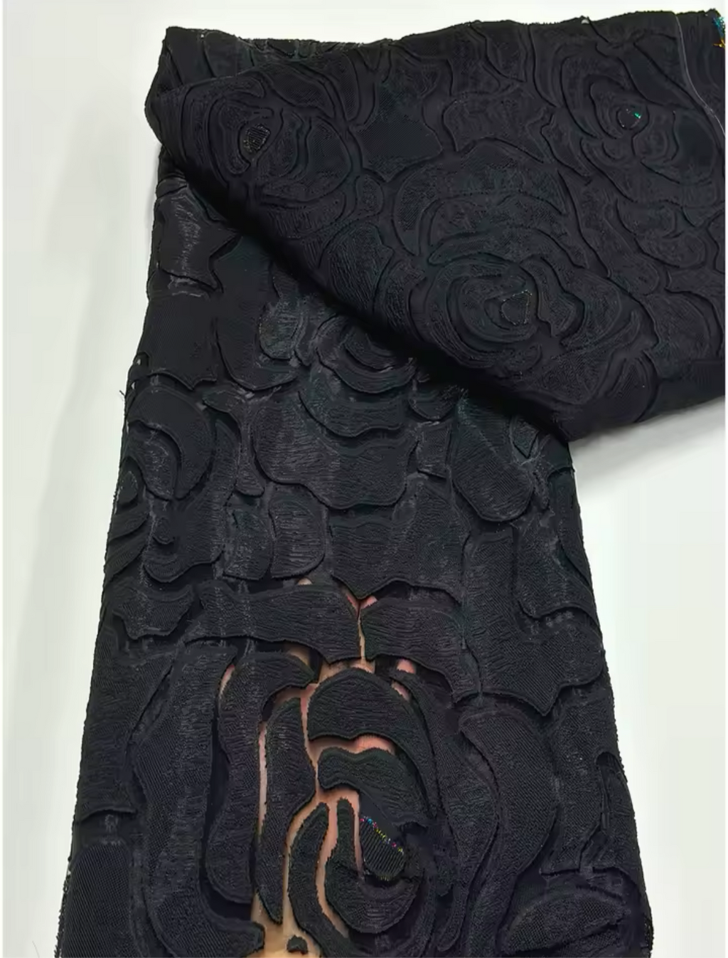 Rose ruffled mini