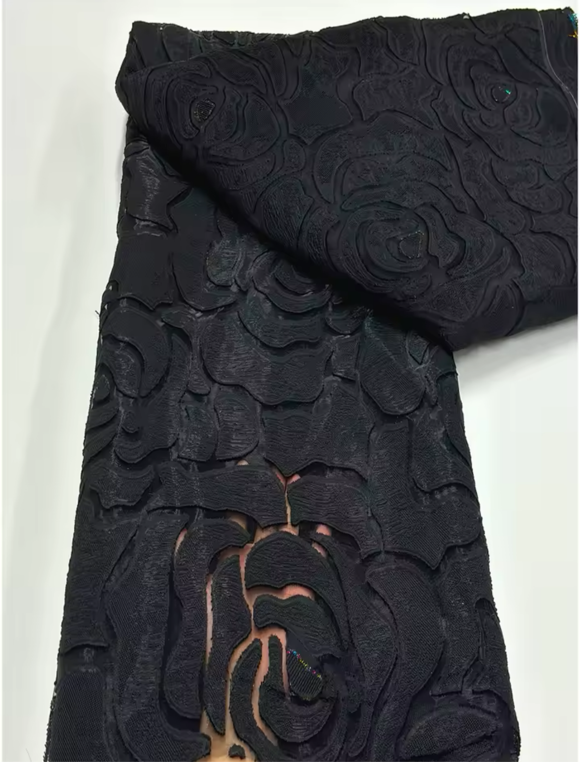 Rose ruffled mini