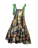 Flower Bomb Midi dress Purple