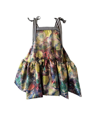 Flower bomb mini dress Purple