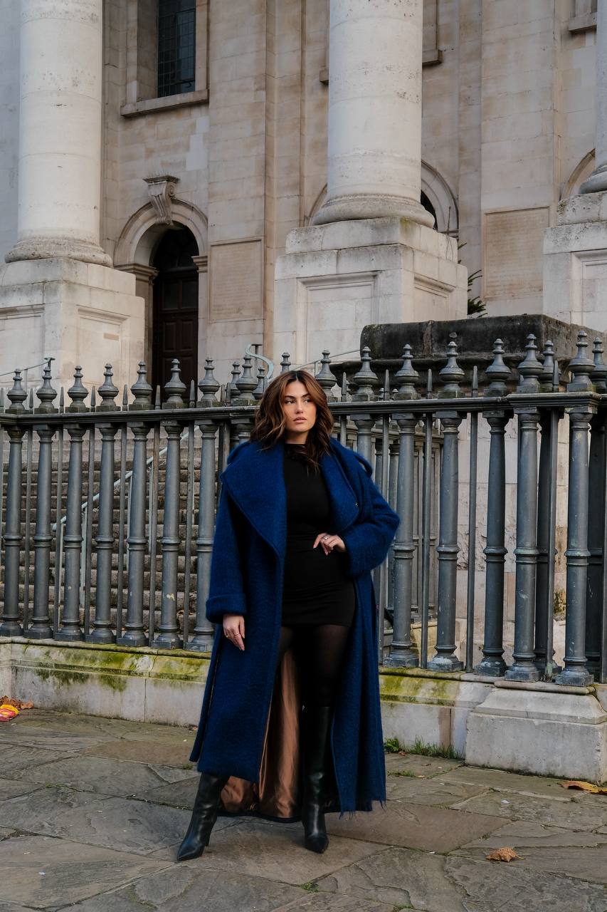 Long Oversized Mohair Coat