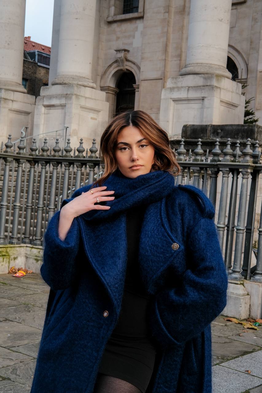 Long Oversized Mohair Coat