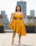 Nichole Midi Yellow Scuba