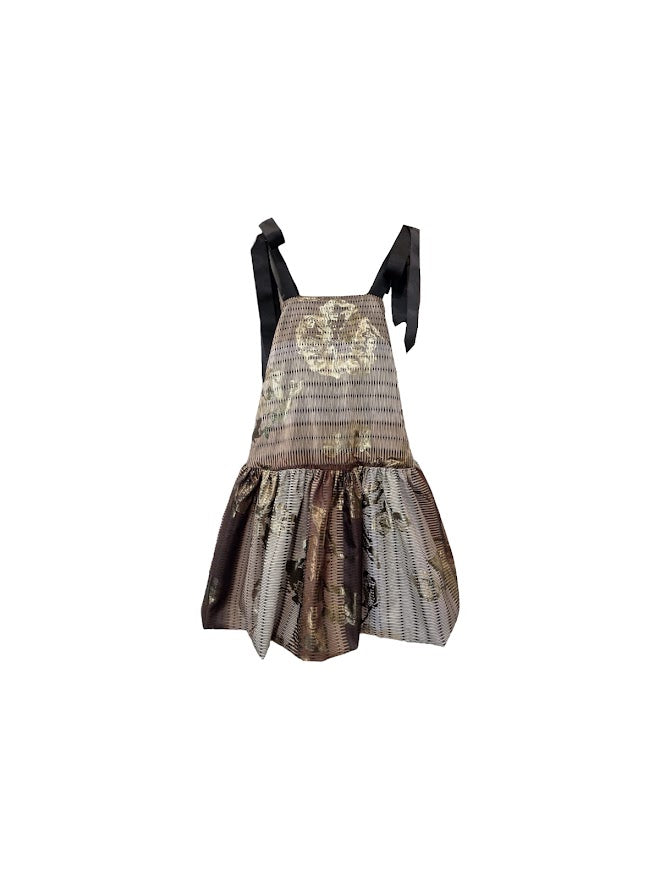 Black and Gold Dao dress