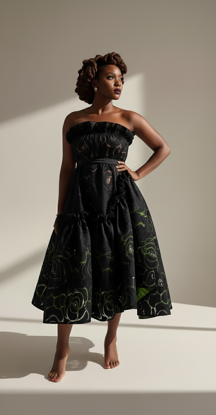 Rose Paper Bag Waist