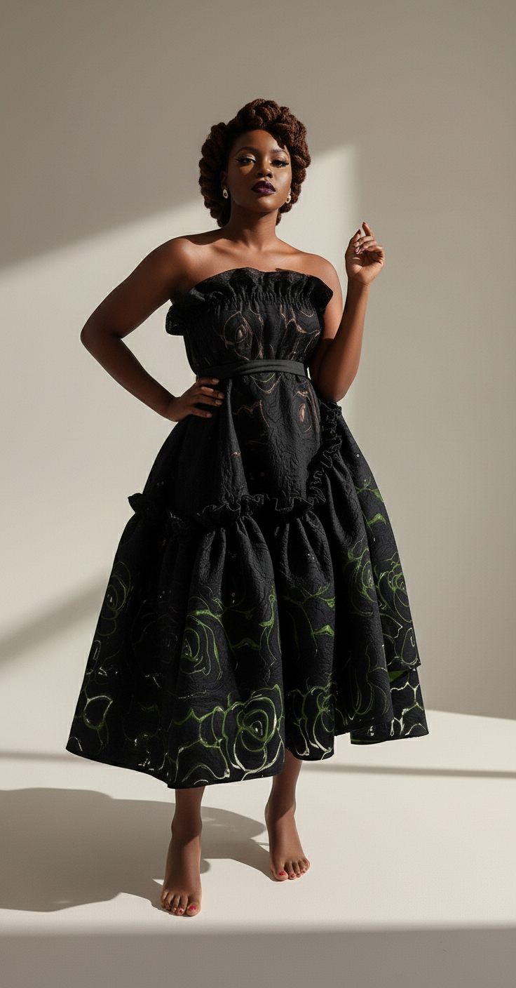 Rose Paper Bag Waist