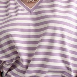 Lace trim T-shirt