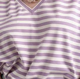 Lace trim T-shirt
