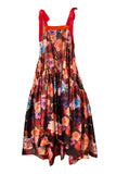 Flower Bomb Maxi Dress Orange