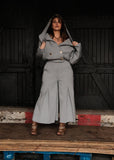 Grey Jacket & culottes set