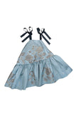 Nichole Midi Brocade dress
