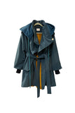 Water Resistant Hooded Coat