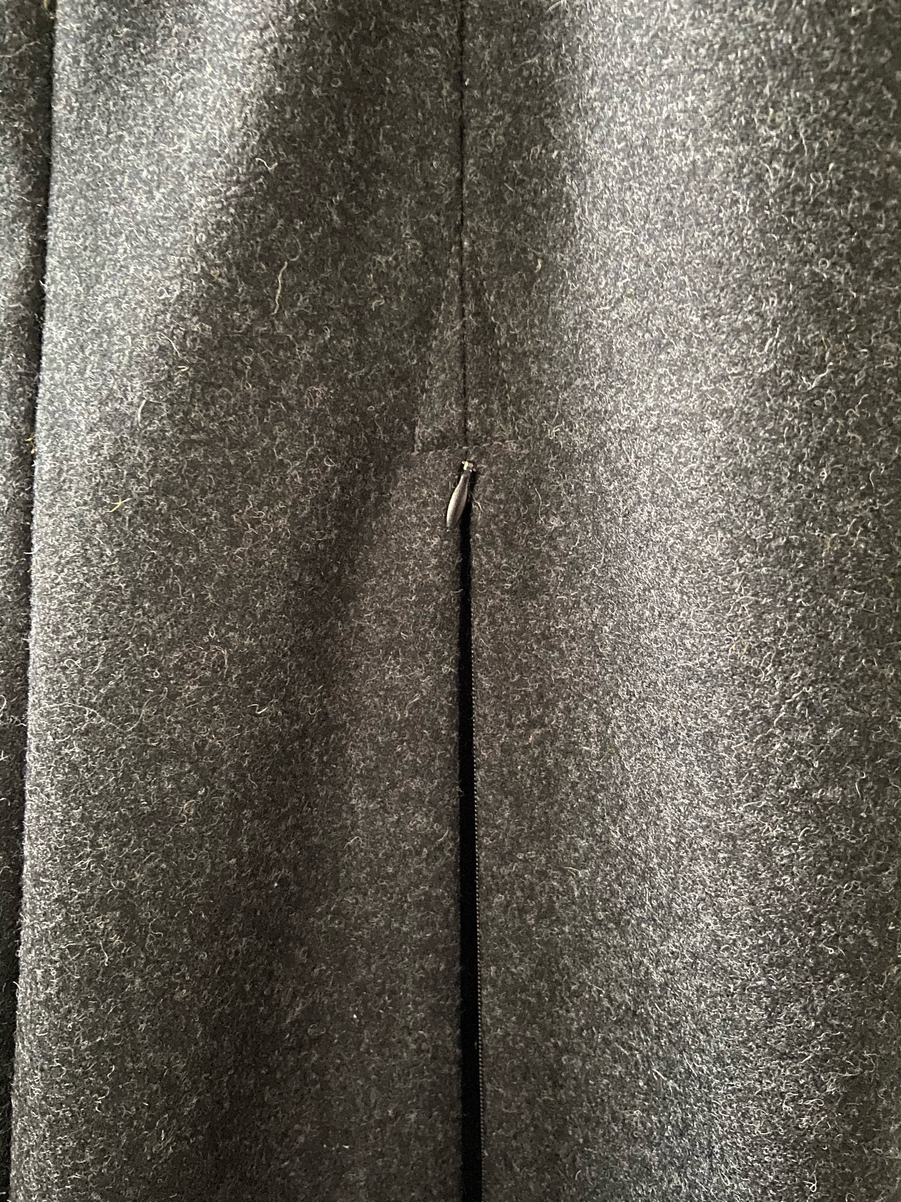 Grey wool culotte