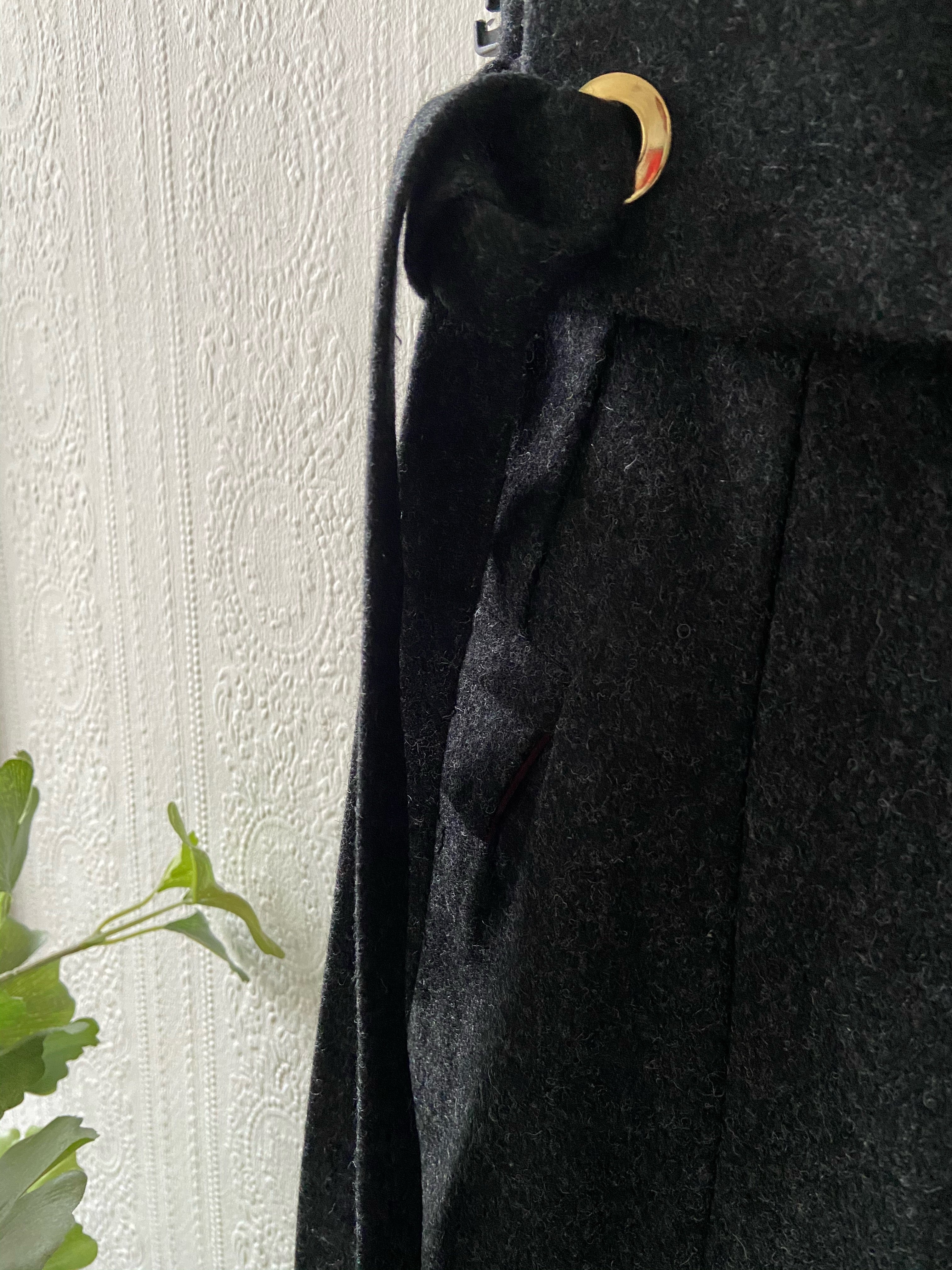 Grey wool culotte