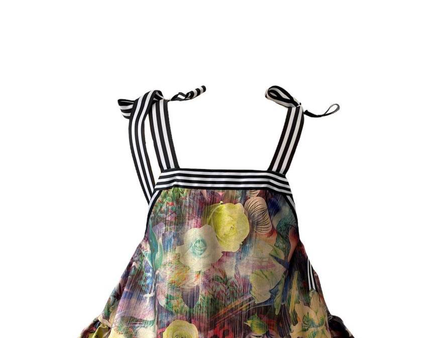Flower Bomb Midi dress Purple
